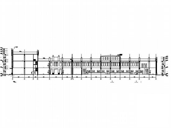 简欧风格两层菜市场及超市建筑施工CAD图纸 - 3