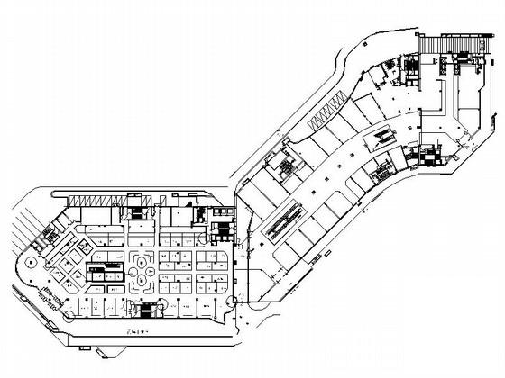4层CBD商务区购物中心建筑各层平面图纸(钢筋混凝土结构) - 3