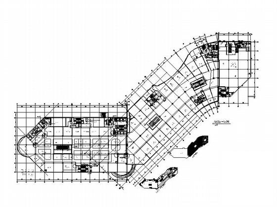 4层CBD商务区购物中心建筑各层平面图纸(钢筋混凝土结构) - 5