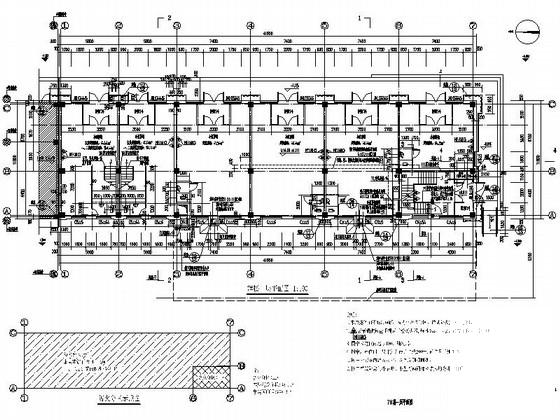 3层住宅楼沿街商业建筑施工图（2015年图纸甲级设计院）(钢筋混凝土结构) - 2