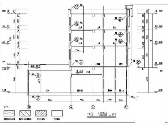 3层住宅楼沿街商业建筑施工图（2015年图纸甲级设计院）(钢筋混凝土结构) - 5