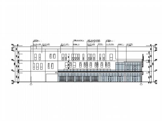 3层知名汽车4S店设计CAD施工图纸（知名建筑设计院）(钢筋混凝土结构) - 1