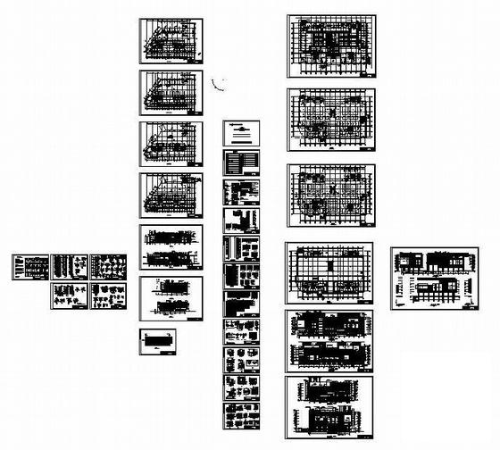 5层大型商场幕墙建筑CAD施工图纸 - 1