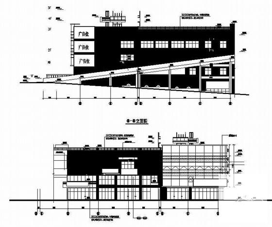 5层大型商场幕墙建筑CAD施工图纸 - 3