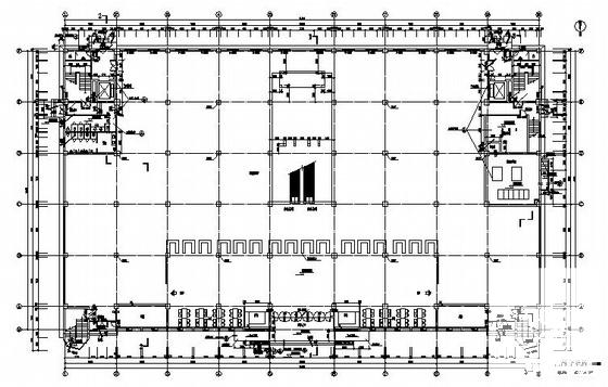 4层超市建筑施工CAD图纸（带效果图纸）(钢筋混凝土结构) - 1