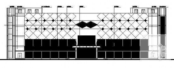 4层超市建筑施工CAD图纸（带效果图纸）(钢筋混凝土结构) - 4