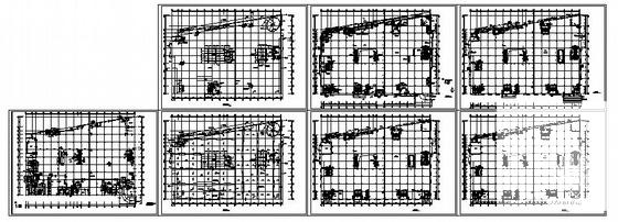 4层建材家居商场建筑施工CAD图纸(钢筋混凝土结构) - 2