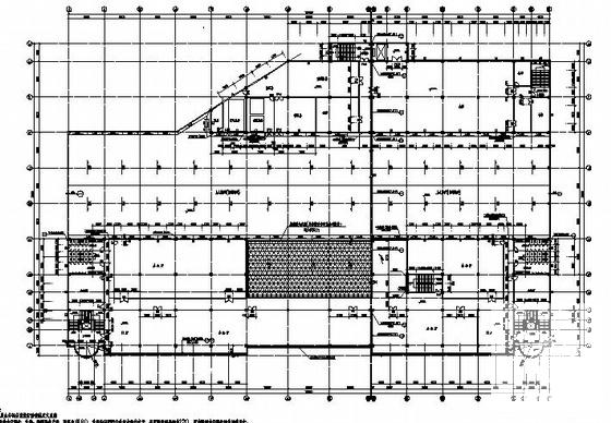 3层大型商场建筑CAD施工图纸(钢筋混凝土结构) - 3