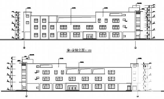 3层大型商场建筑CAD施工图纸(钢筋混凝土结构) - 4