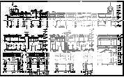 2层欧式商业步行街建筑CAD施工图纸 - 1