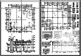 2层欧式商业步行街建筑CAD施工图纸 - 2
