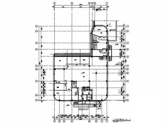 现代风格4层售楼处建筑设计CAD施工图纸(非机动车停车位) - 5