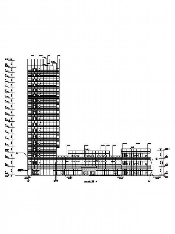 17层现代风格旧车交易市场建筑施工CAD图纸 - 3