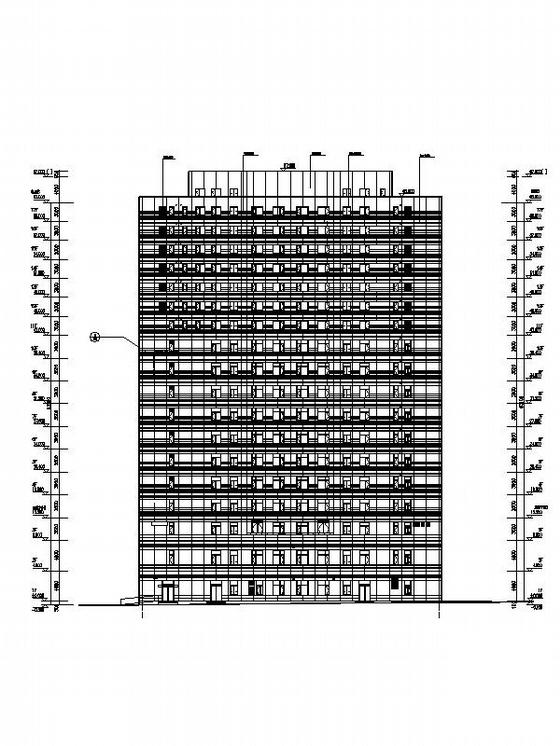 17层现代风格旧车交易市场建筑施工CAD图纸 - 5