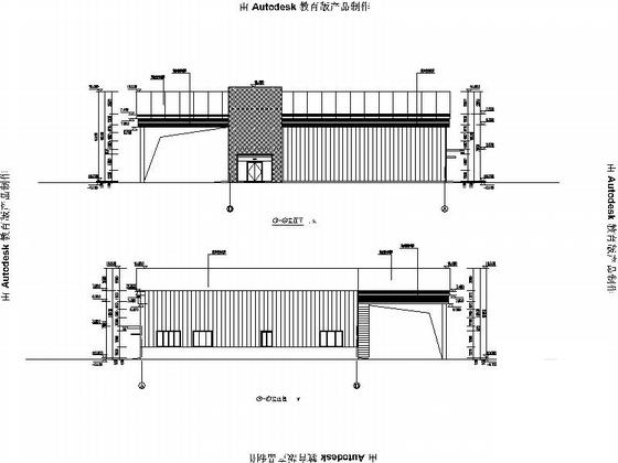 知名汽车4S店建筑CAD施工图纸 - 2