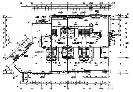 洛带文化艺术村街区小镇2层住宅（5号楼）建筑施工CAD图纸 - 3