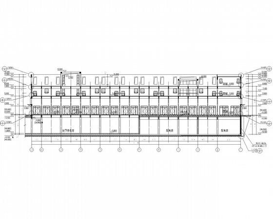 3层商贸物流中心3层沿街商铺建筑施工CAD图纸（1号楼） - 3