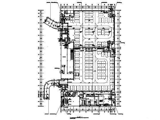 5层综合超市建筑施工CAD图纸(卫生间详图) - 1