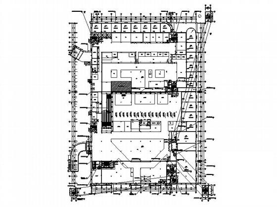 5层综合超市建筑施工CAD图纸(卫生间详图) - 3