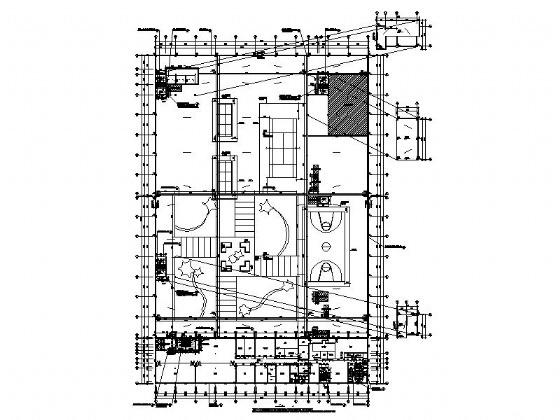 5层综合超市建筑施工CAD图纸(卫生间详图) - 4