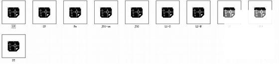 9层中级法院建筑结构CAD施工图纸 - 3