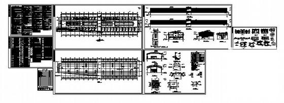 菜市场建筑施工CAD图纸（框架结构）(卫生间详图) - 3