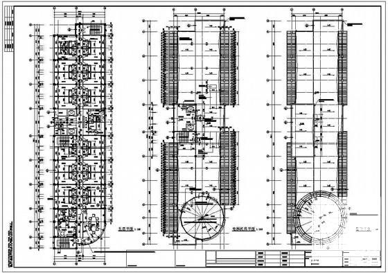 4层农机化服务中心建筑CAD施工图纸 - 1