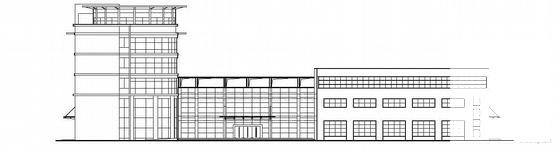 4层农机化服务中心建筑CAD施工图纸 - 3