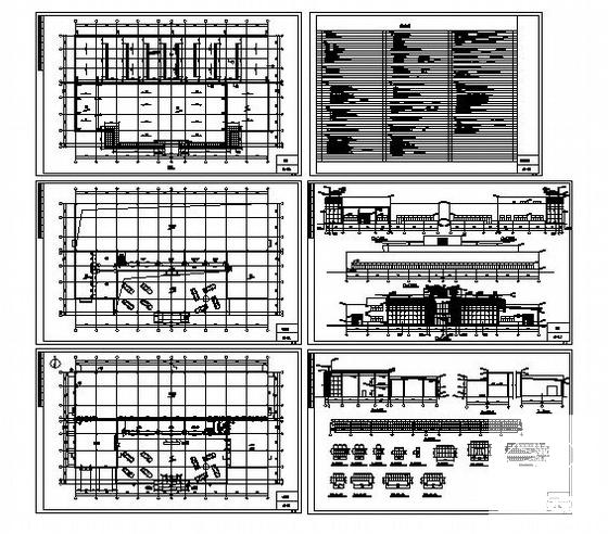 2层汽车4S店建筑CAD施工图纸 - 3