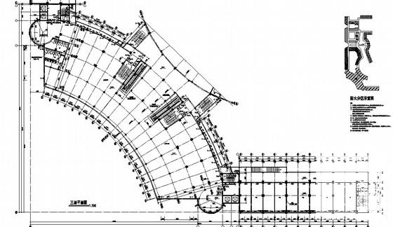 高层综合商业楼建筑CAD施工图纸(自动扶梯大样) - 1