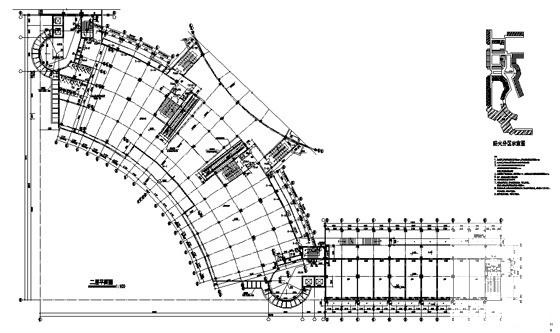 高层综合商业楼建筑CAD施工图纸(自动扶梯大样) - 3