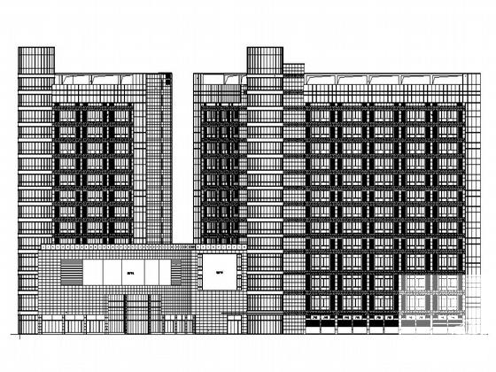 高层综合商业楼建筑CAD施工图纸(自动扶梯大样) - 4