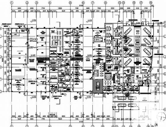 轻钢结构汽车展厅建筑结构CAD施工图纸 - 4