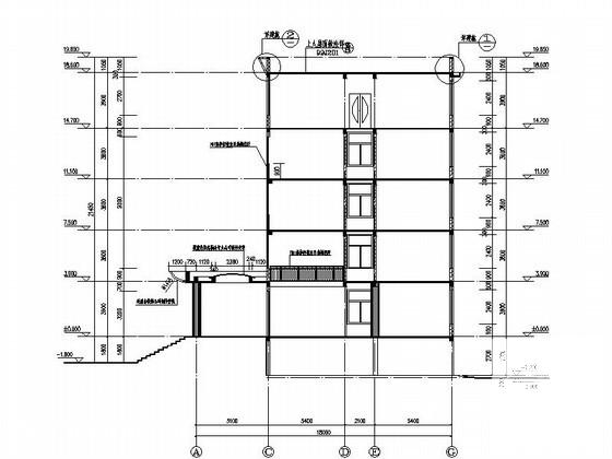 企业5层办公楼建筑扩初图纸 - 3