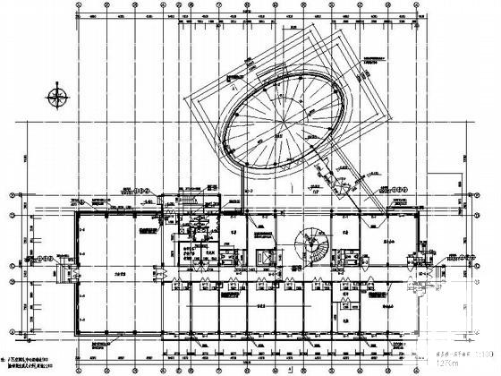 4层商务楼建筑CAD施工图纸 - 3