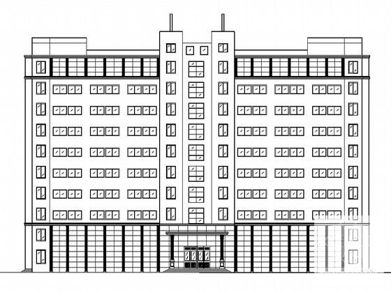 10层办公楼建筑CAD图纸 - 3