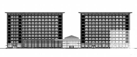 10层院总体研发与实验楼幕墙工程建筑施工CAD图纸(钢筋混凝土结构) - 4