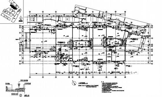 2层洛带文化艺术村街区小镇住宅（4号楼）建筑施工CAD图纸 - 1