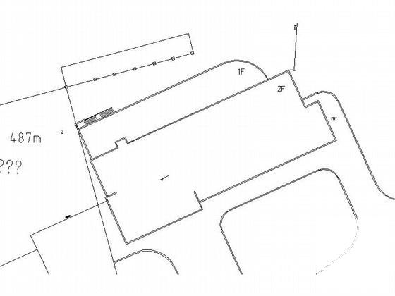 2层售楼处建筑施工套CAD图纸(卫生间详图) - 1