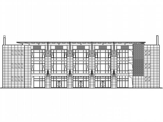 3层小型商业楼建筑方案设计CAD图纸 - 2