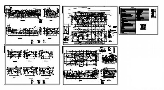 欧式商铺建筑方案设计图纸(钢筋混凝土结构) - 4