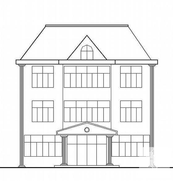 3层独栋小别墅建筑结构电气CAD施工图纸 - 1