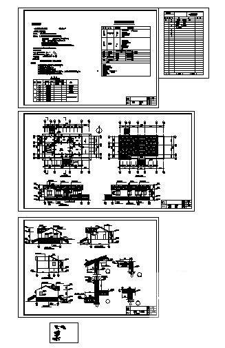 砖混结构单层平房建筑CAD施工图纸 - 3