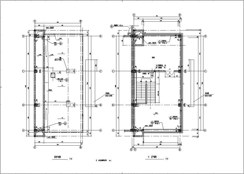 5套商业综合建筑设计方案初设图纸CAD图纸(钢筋混凝土结构) - 4