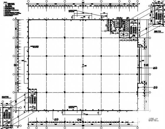 3层建材城建筑CAD施工图纸 - 2