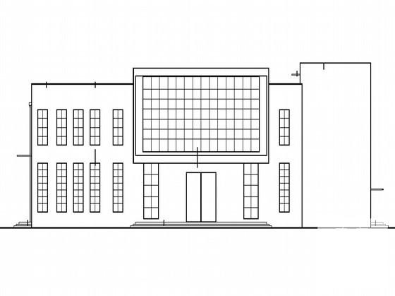 3层建材城建筑CAD施工图纸 - 4