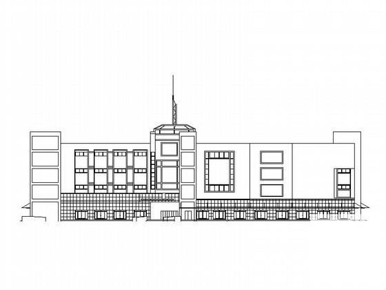 4层大型综合商场建筑CAD施工图纸 - 4
