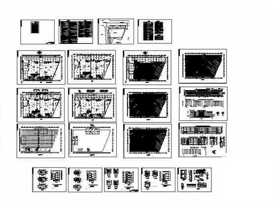 4层大型超市建筑CAD施工图纸 - 4