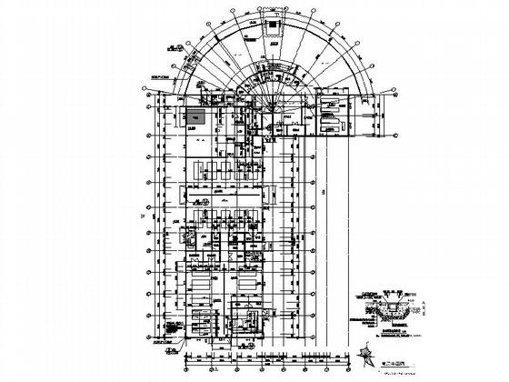 名车展示厅建筑CAD施工图纸 - 1