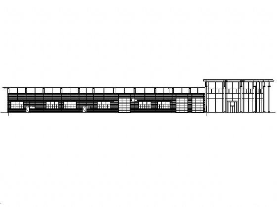 名车展示厅建筑CAD施工图纸 - 3